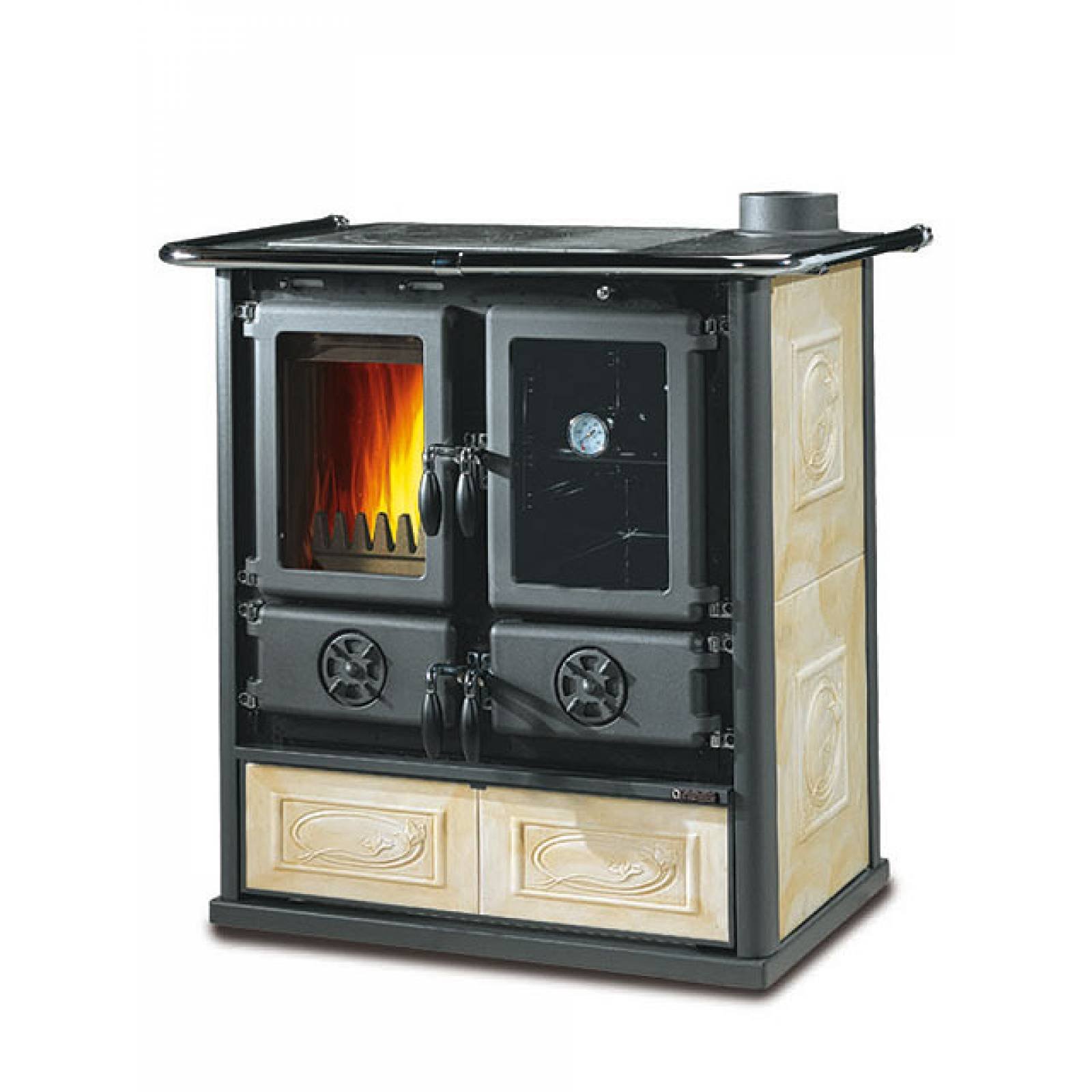 Cuisinière à Bois Rosetta 5.0 Ceramica Liberty 8.8kW