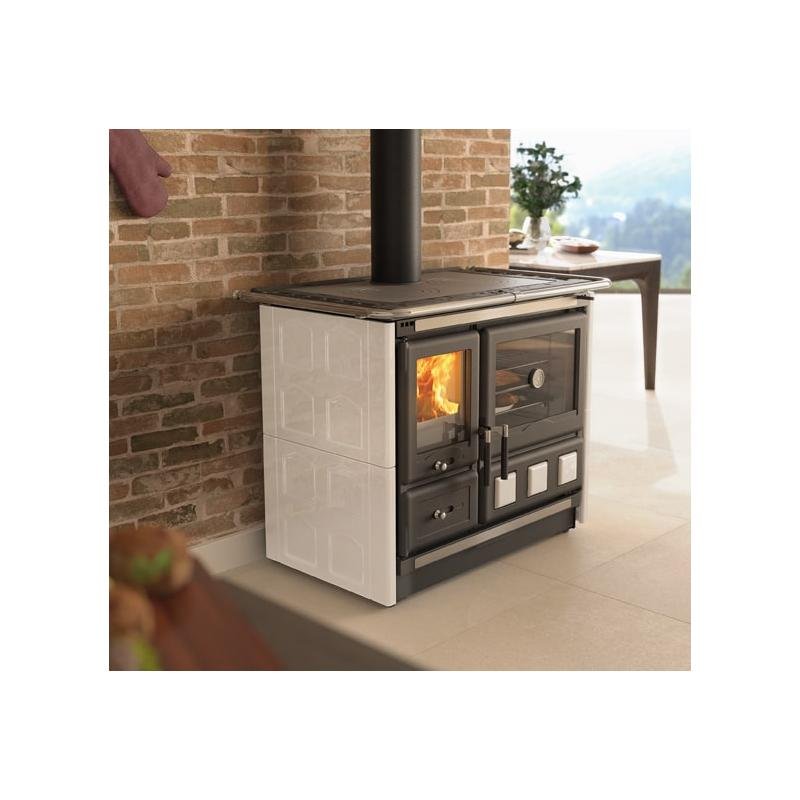 Cuisinière à bois raccordable en céramique - LA NORDICA Rosa XXL 5.0 Maiolica 11 kW – Image 5