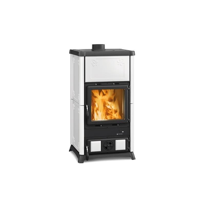 Poêle à bois raccordable en céramique - LA NORDICA Fedora 8.3 kW – Image 2