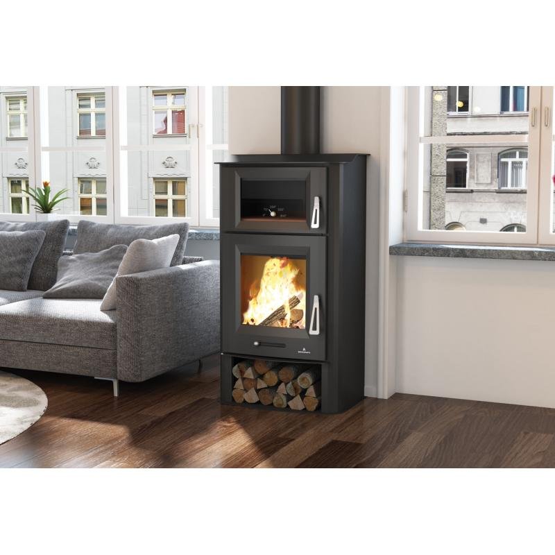 Poêle à bois avec four - BRONPI Tudela 13 kW – Image 12