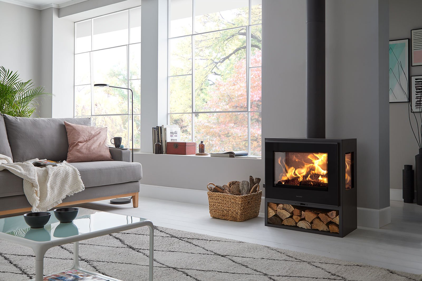 POELES A BOIS JAVA 3V MODERNES-CONTEMPORAINS