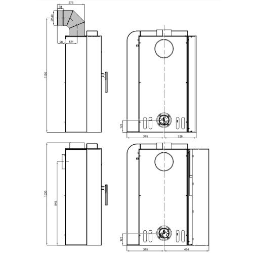 Poêle à bois Haas & Sohn ARUBA easy 6 kW – Image 3