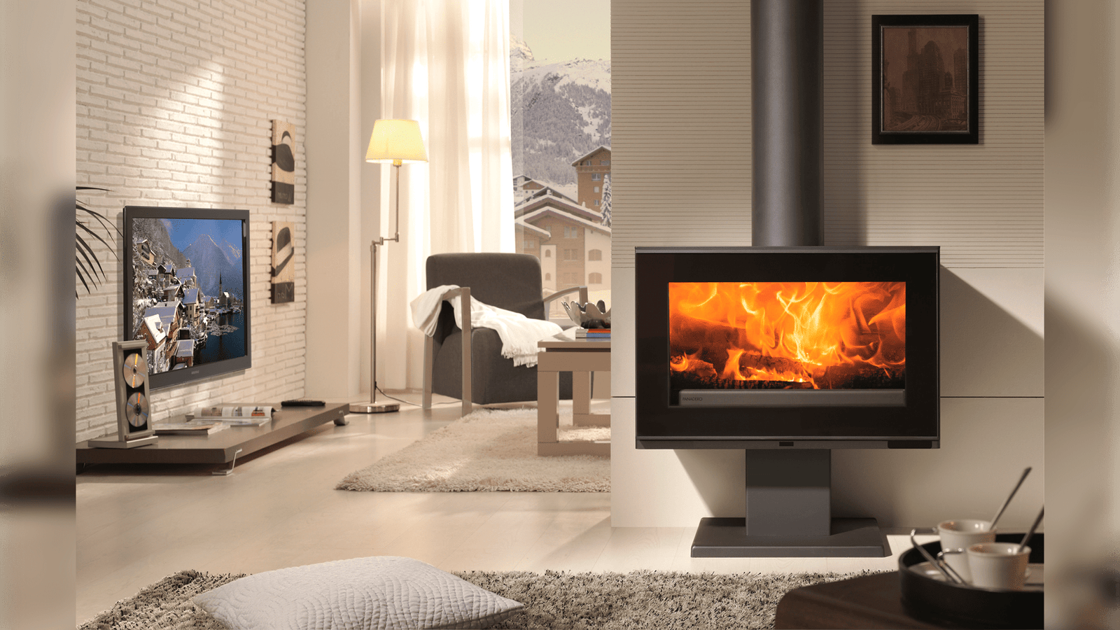 POELES A BOIS MAJA-S MODERNES-CONTEMPORAINS