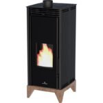 Poêle à granules sans électricité convection naturelle - BRONPI Free 6 Vision 6 kW