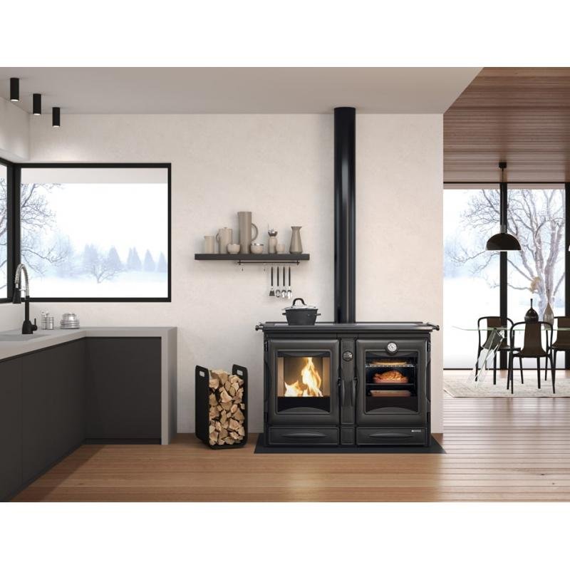 Cuisinière à bois raccordable en fonte - LA NORDICA Alaska 12 kW – Image 8
