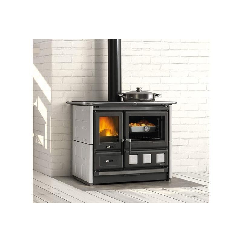 Cuisinière à bois raccordable en céramique - LA NORDICA Rosa XXL 5.0 Maiolica 11 kW – Image 3