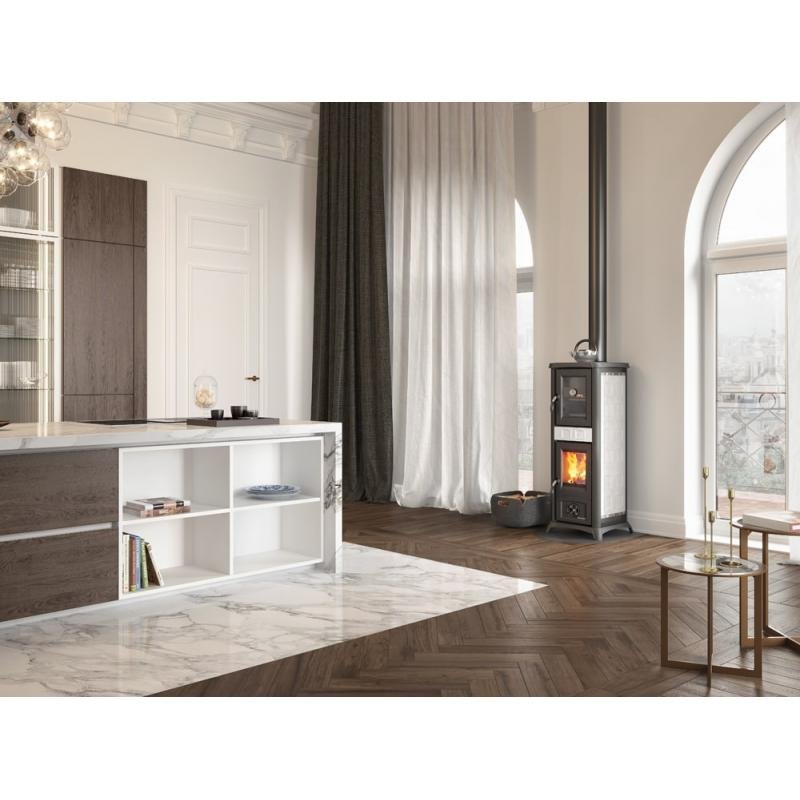 Poêle à bois avec four - LA NORDICA Gemma Forno 5.0 Ceramica 7.3 kW – Image 9