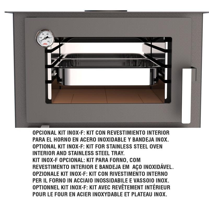 Poêle à bois avec four - BRONPI Gijon-H 9.2 kW – Image 3