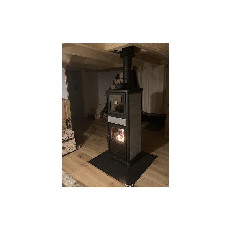 Poêle à bois avec four raccordable - LA NORDICA Rossella Plus Forno Evo 9.1 kW – Image 6