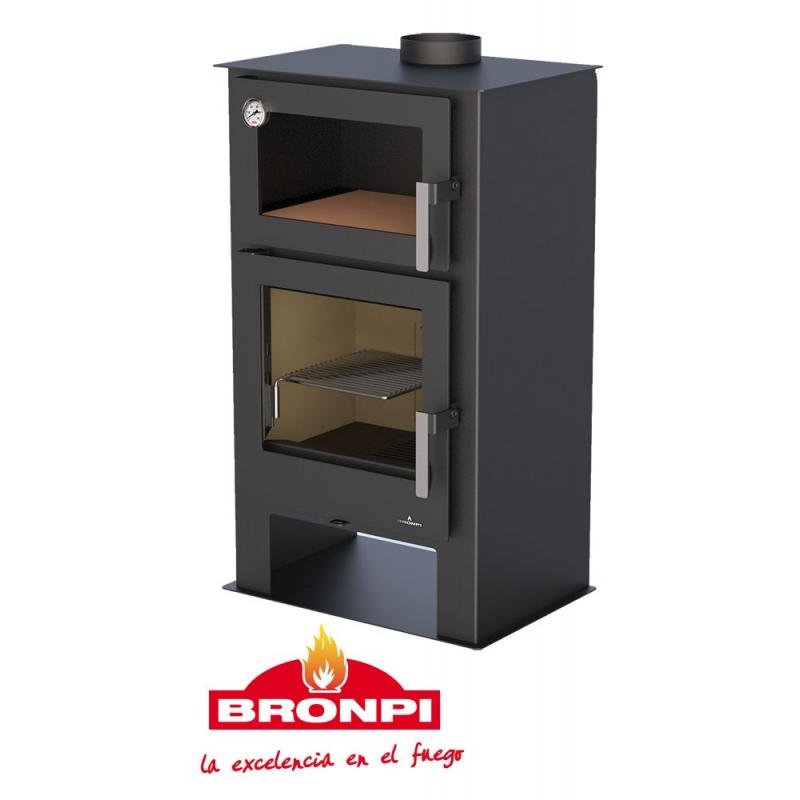Poêle à bois avec four - BRONPI Gijon-H 9.2 kW – Image 2