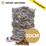 Bois de chauffage 50 cm ballot sur palette 2 m³ – 1,5 stère