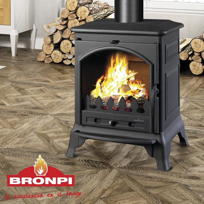 Poêle à bois en fonte - BRONPI Ordesa 9 kW – Image 4