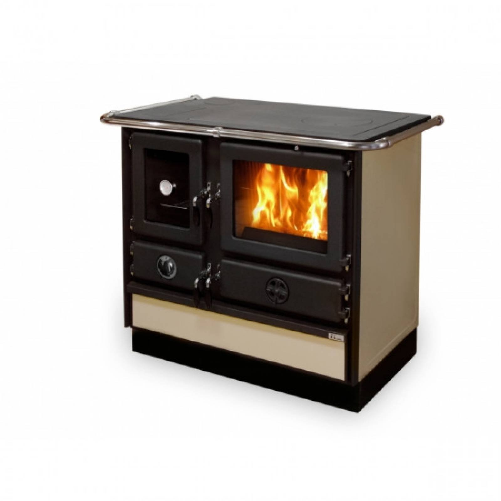 Pack cuisinière à Bois Bouilleur Super Thermo Magnum Sortie dessus 16kW – Image 2