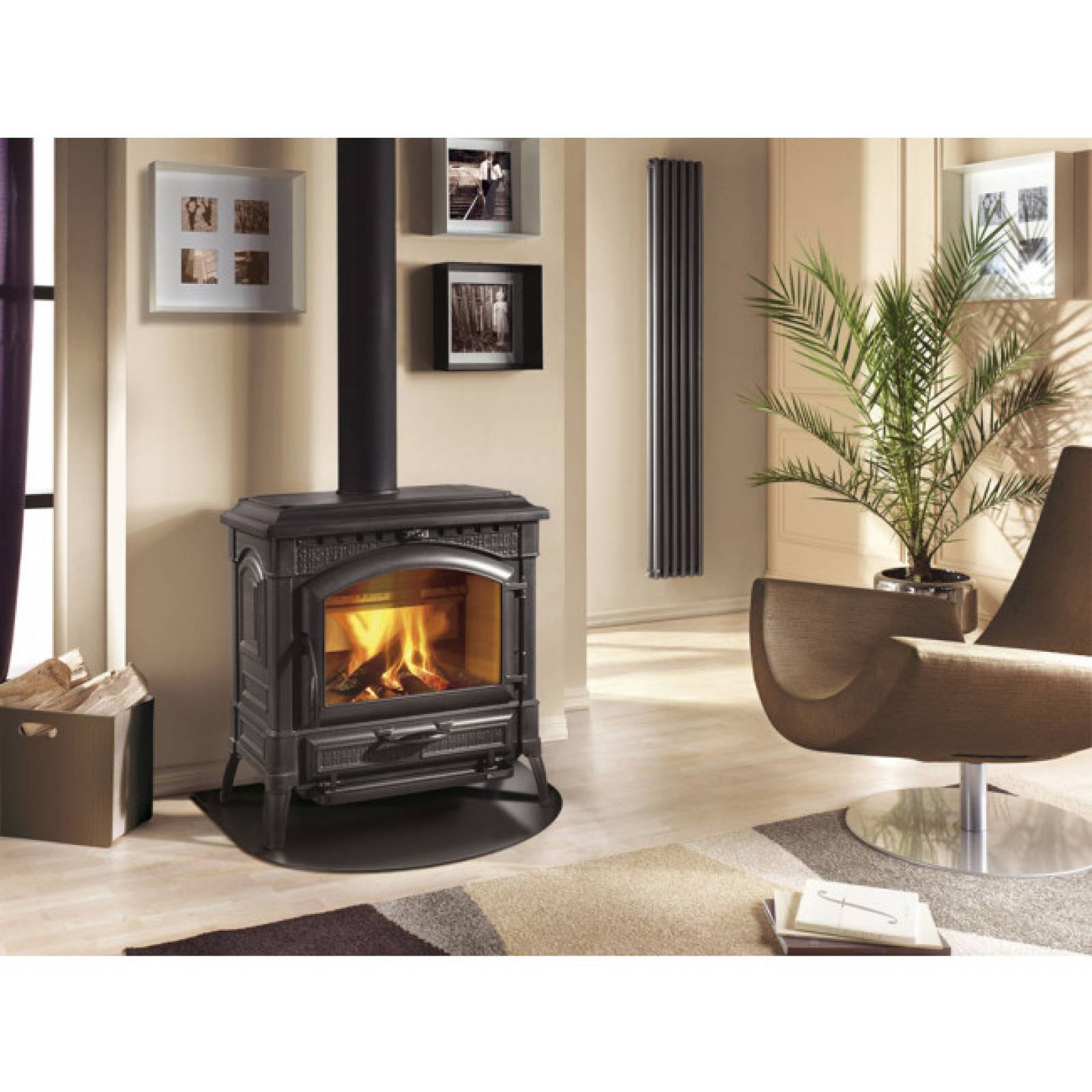 Pack poêle à bois bouilleur TermoIsotta DSA Sortie dessus 19kW – Image 3