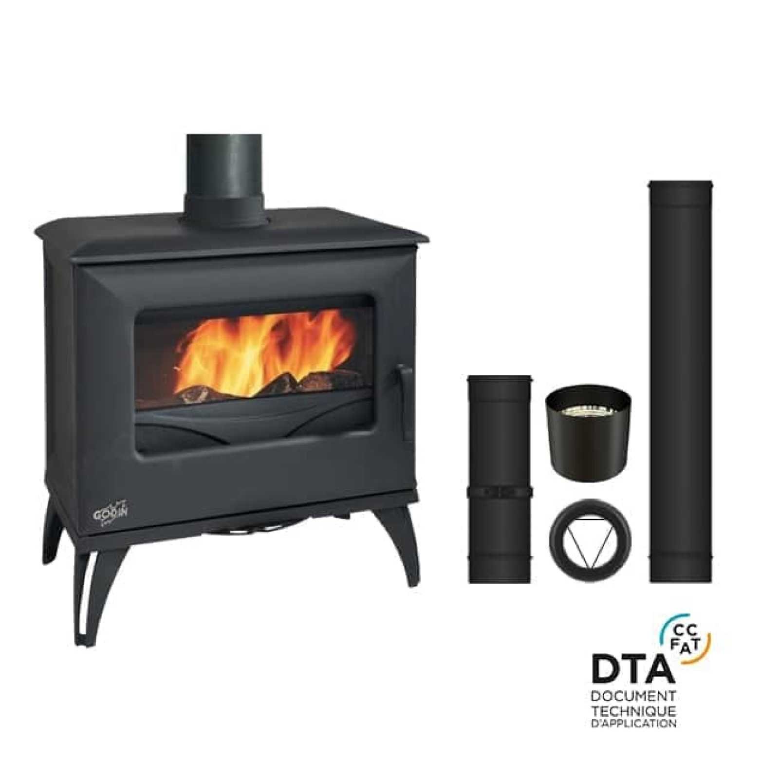 Poêle à bois Rossella R1 BII 11.0kW – Image 4