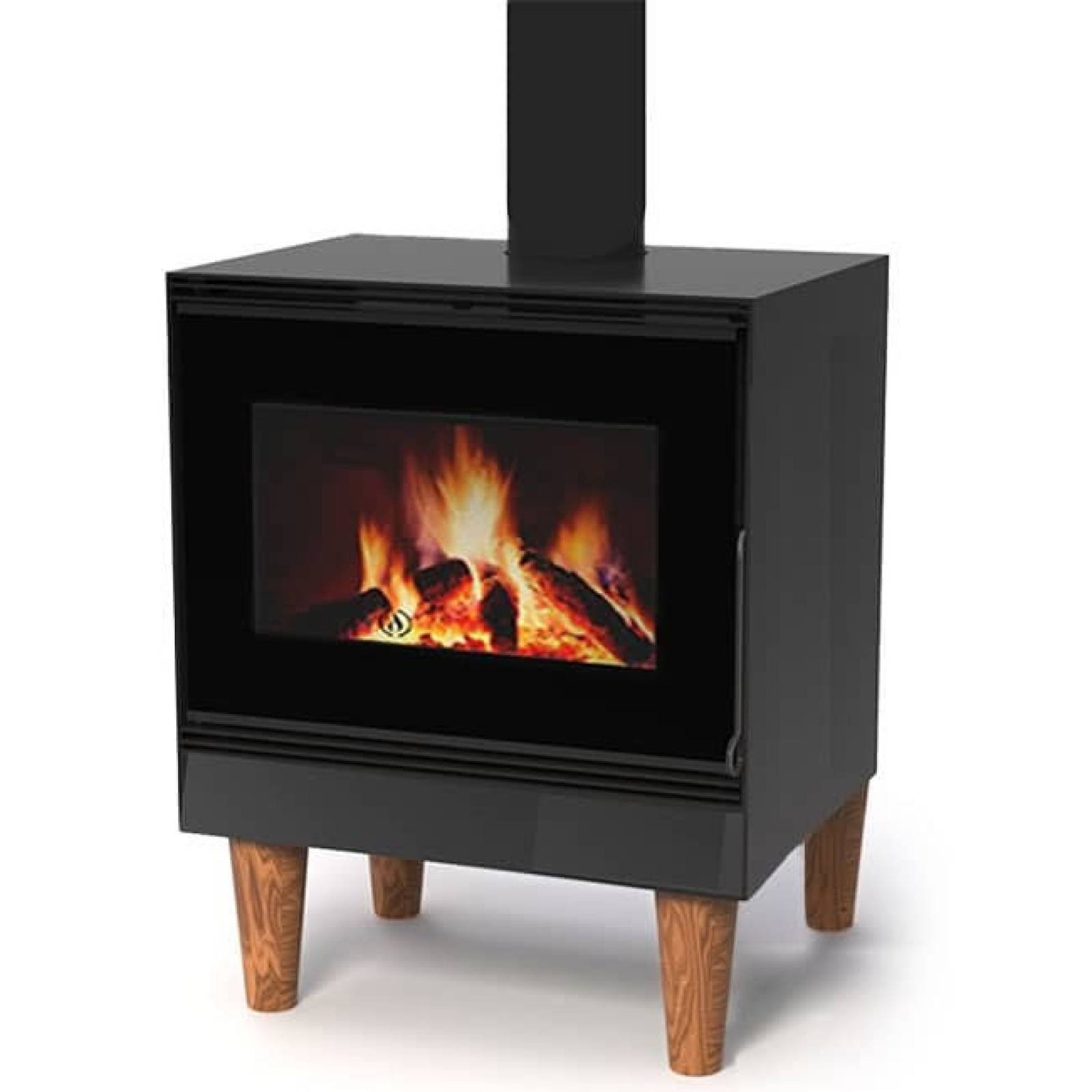 Pack poêle à bois Iseo - Option Ventilation - Sortie dessus 11kW – Image 2