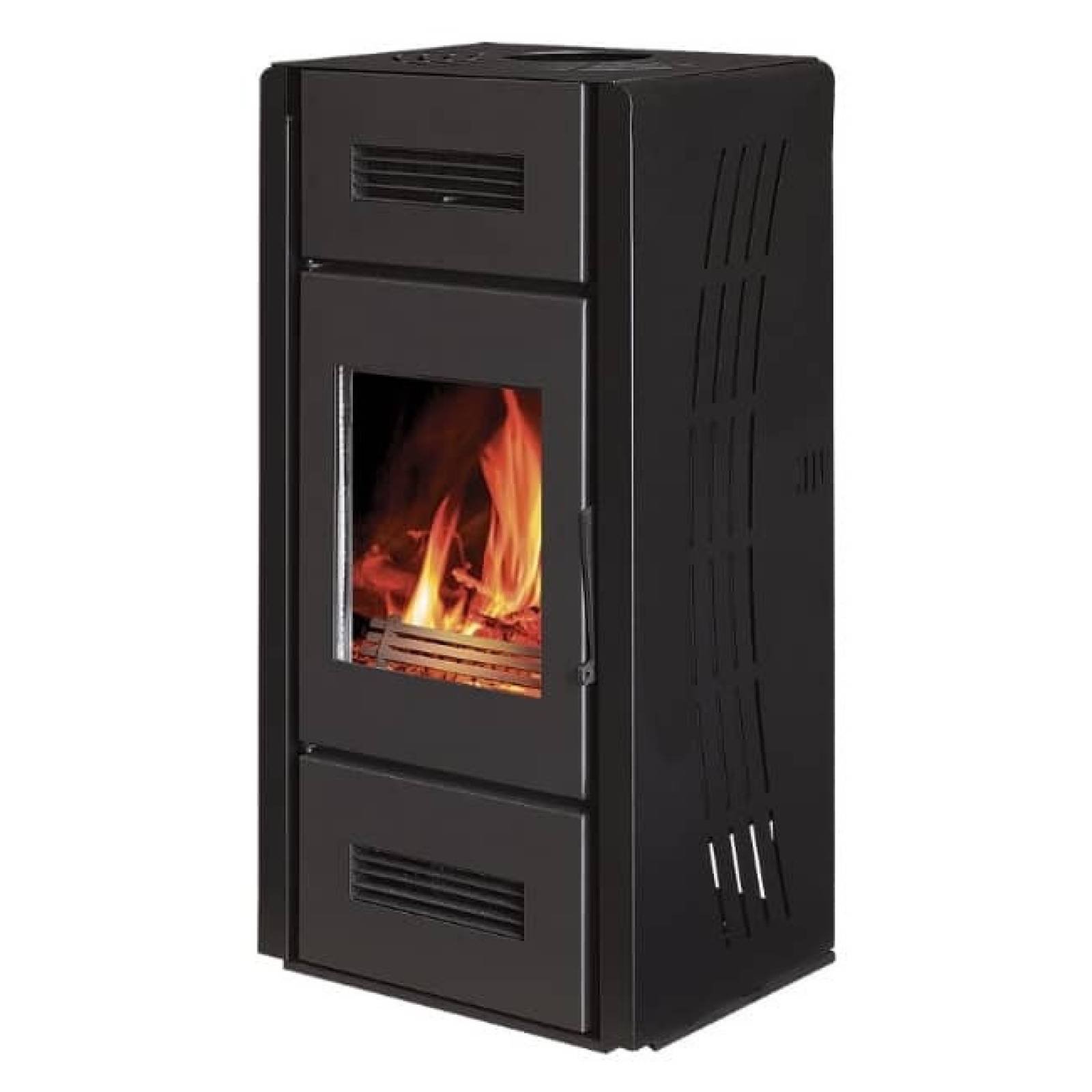 Pack poêle à bois Romana Sortie dessus 8kW – Image 2