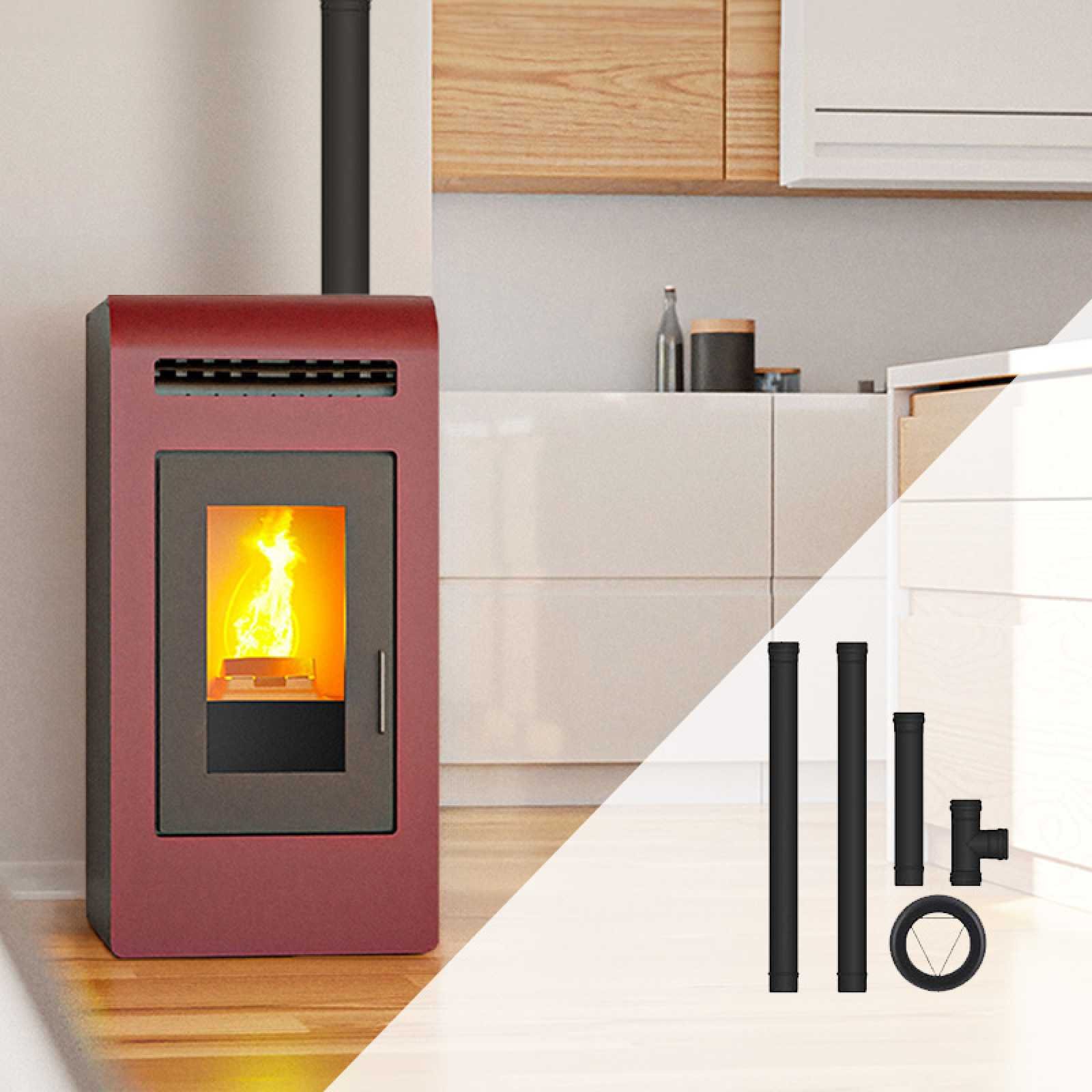 Pack poêle à granulés canalisable Cayenne - Pack complet Bofill 16kW