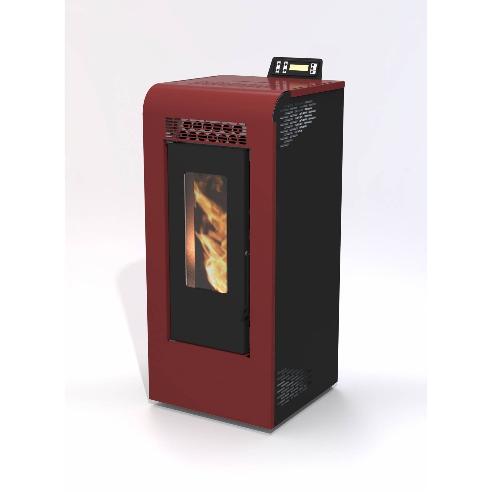 Pack poêle à granulés Vulcano SMS Sortie Dessus - Pack complet Bofill 12kW – Image 3