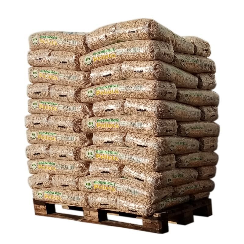 PELLET COMBUSTICK - PALETTE DE 66 SACS DE 15 KG