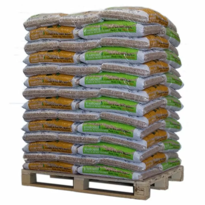 PELLET STARFOREST - PALETTE DE 70 SACS DE 15 KG