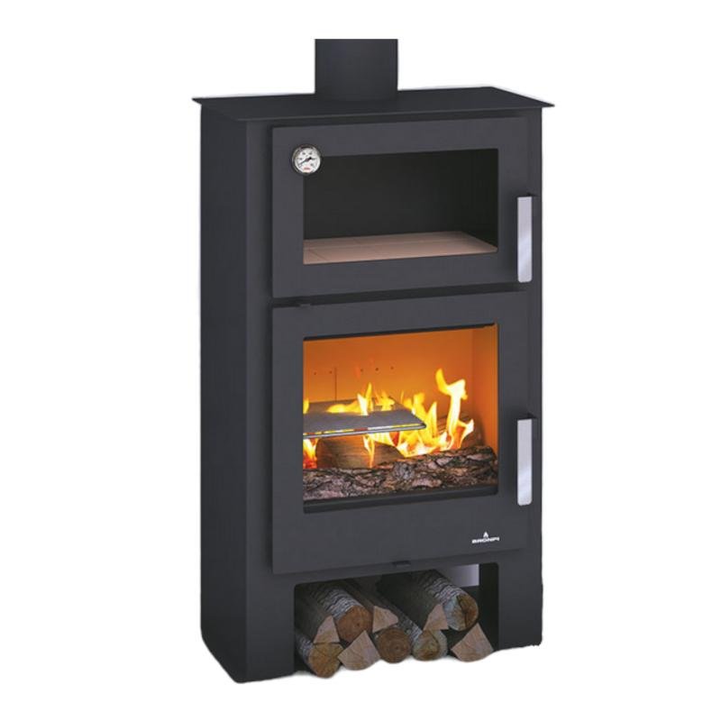 Poêle à bois avec four - BRONPI Gijon-H 9.2 kW