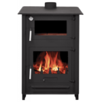 Poêle à bois avec four Paula 13kW