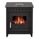 Poêle à bois avec four Bianca 14kW
