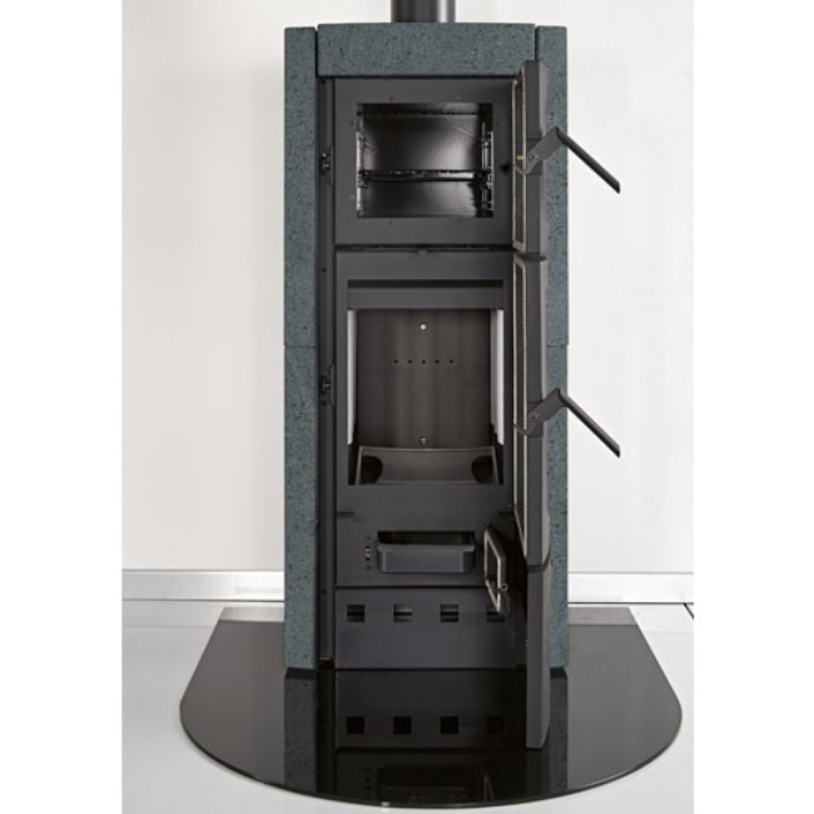 Poêle à bois Ester Forno Evo Pierre Vulcan 9.5kW – Image 5