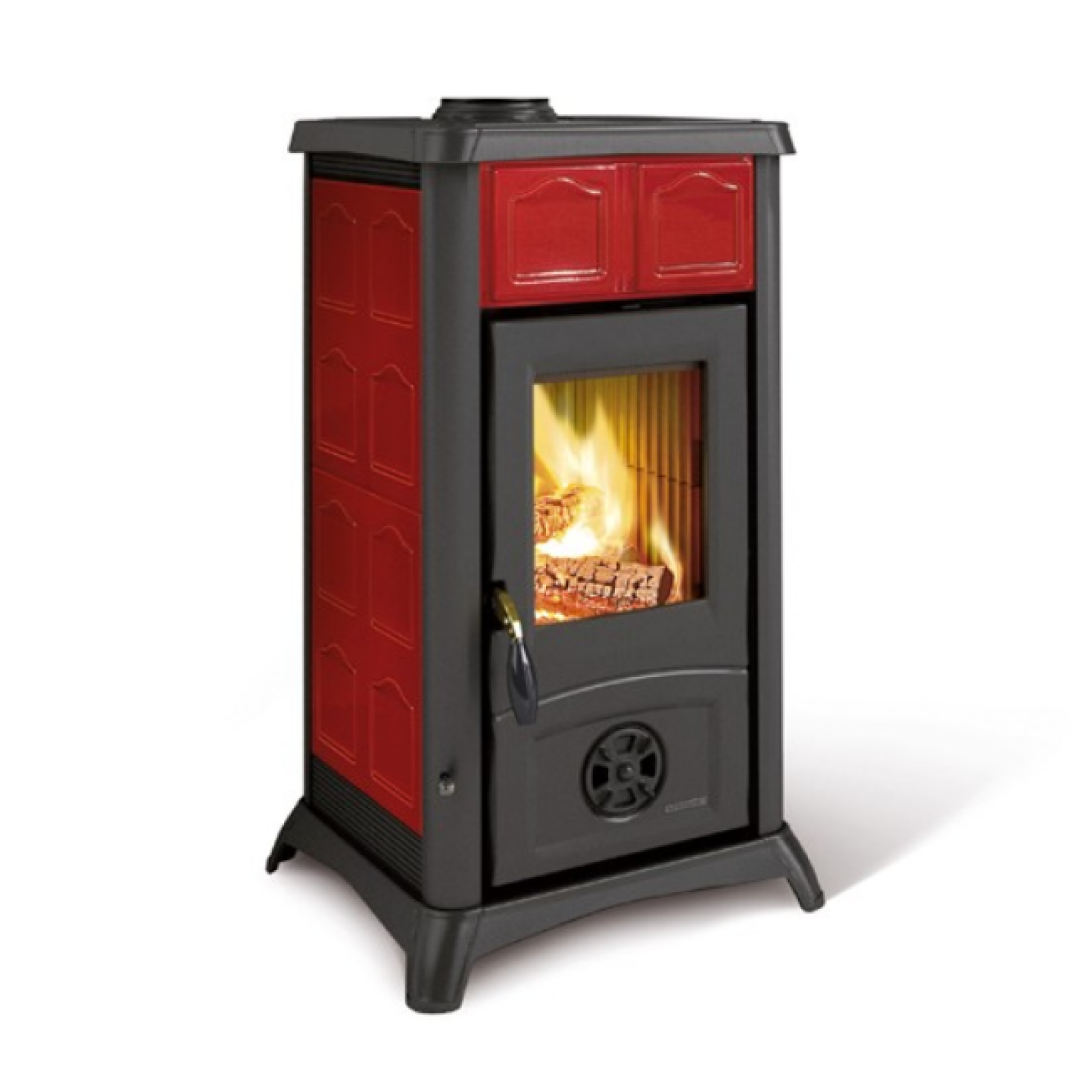 Puissance: 6kW De quelle puissance ai-je besoin ? Taille des bûches: 30 cm Diamètre sortie des fumées: 120 Puissance Nominale Max: 6 Kw Rendement: 82,2 % Volume de chauffe: 172 m3 – Image 7