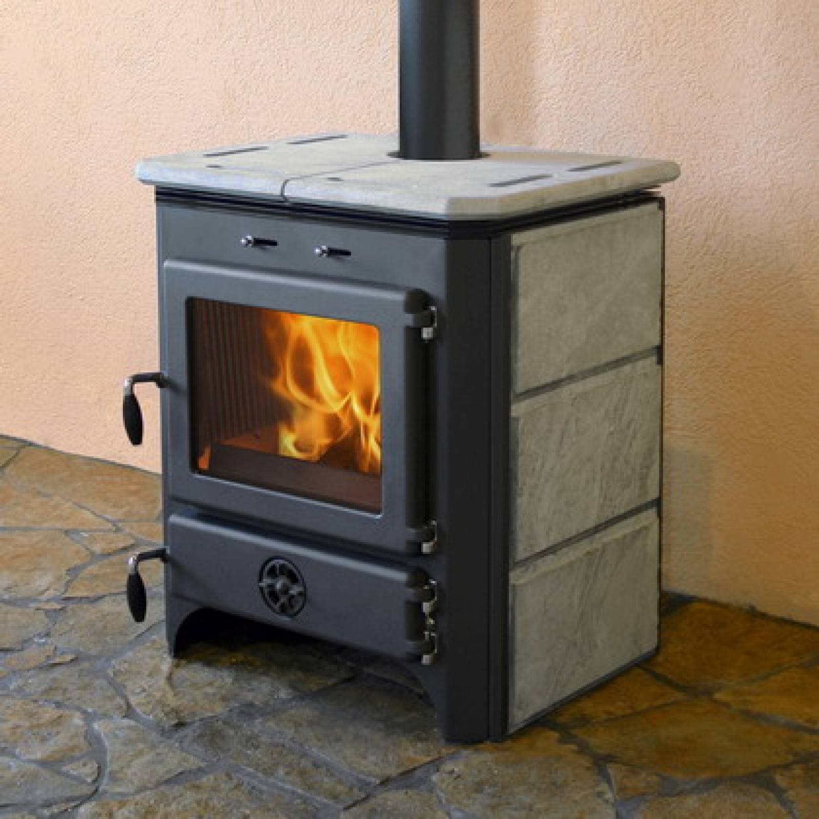 Poêle à Bois Vulkan 14kW – Image 4