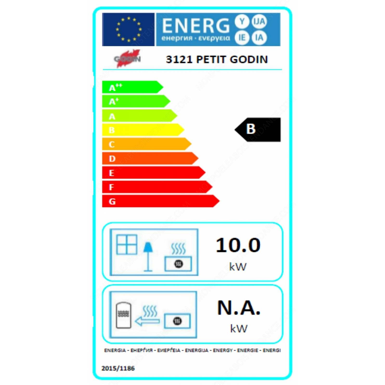 Poêle à Bois Le Petit Godin 7kW – Image 3