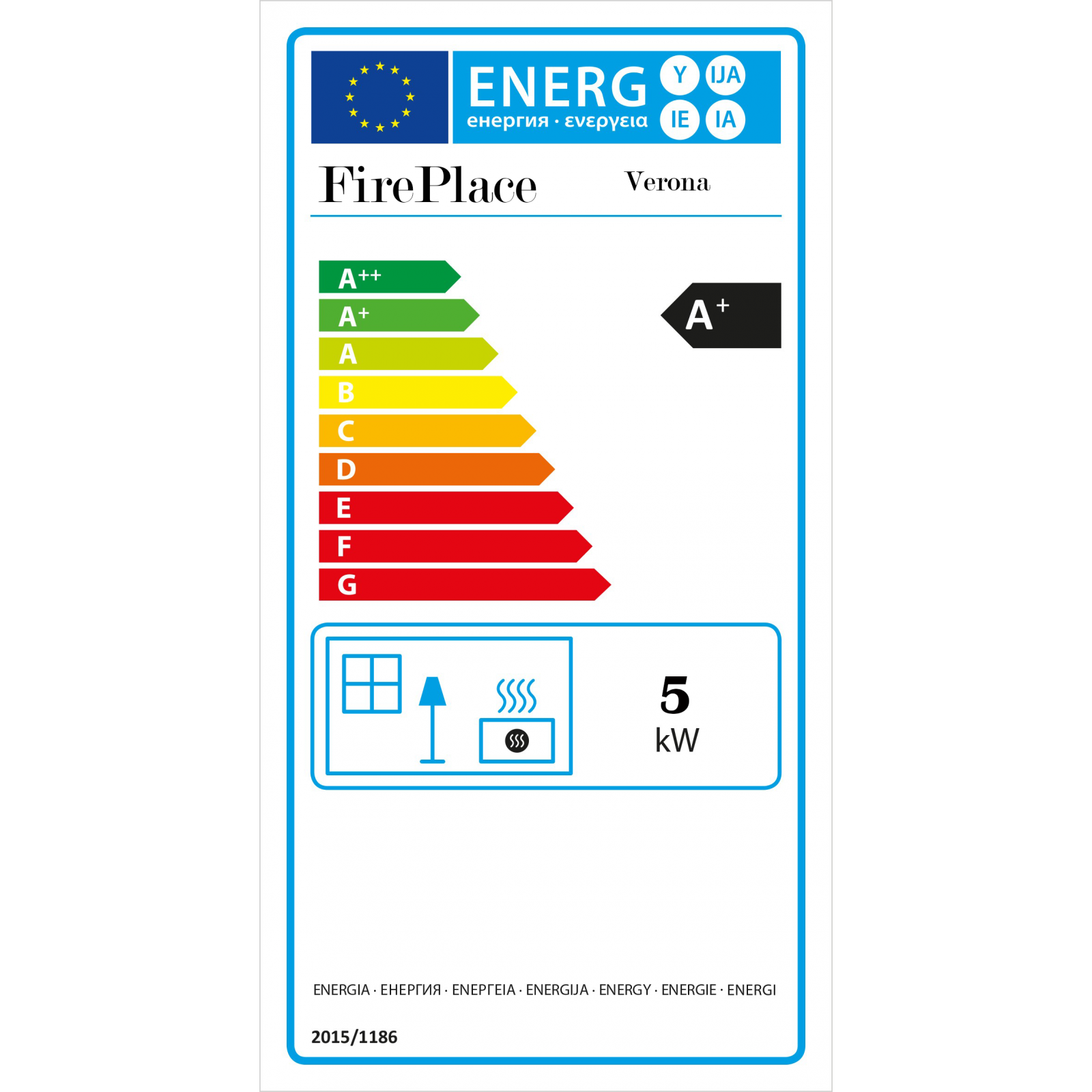 Poêle à bois Verona 5kW – Image 2