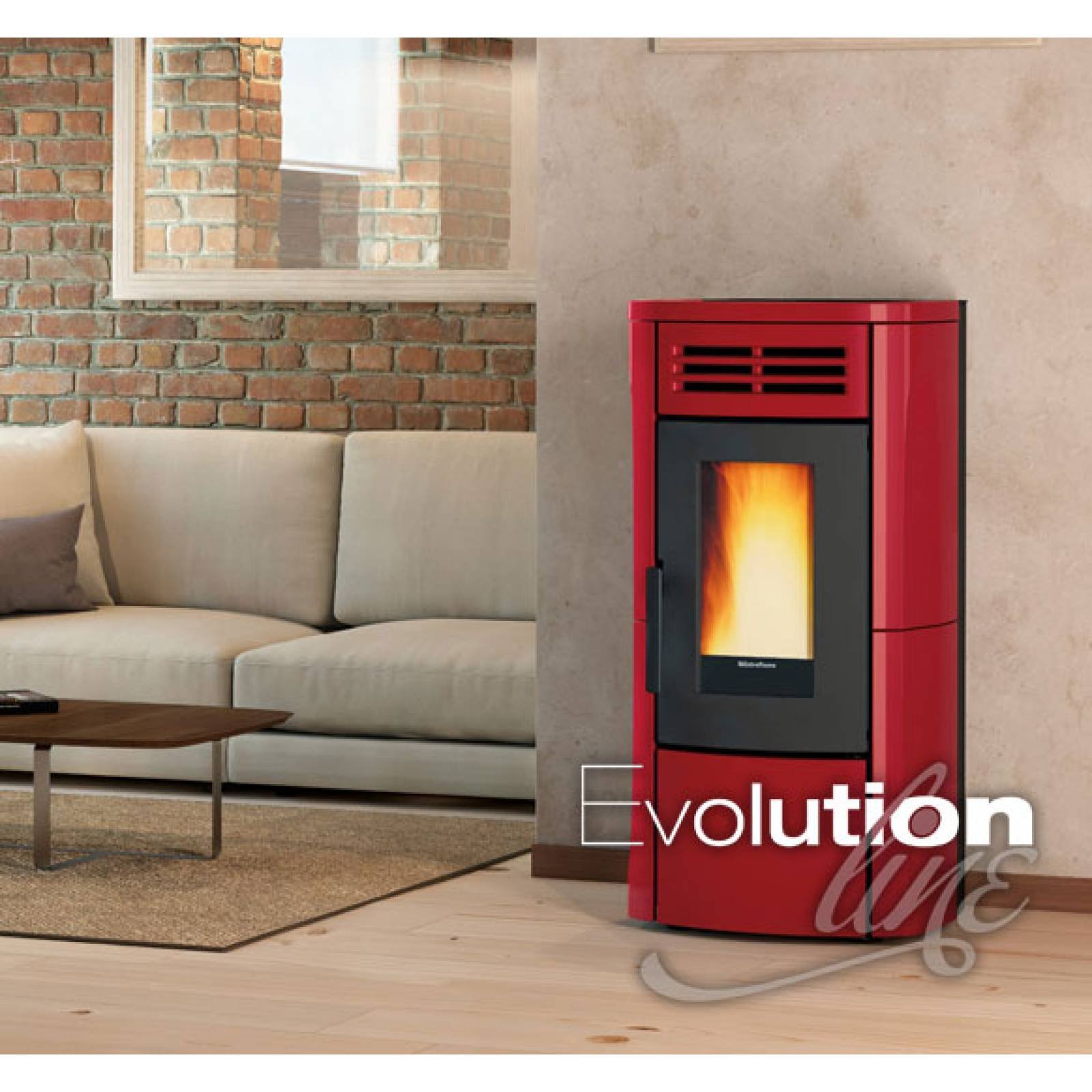 Poêle à granulés canalisable étanche Terry Plus 12kW – Image 3