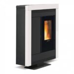 Poêle à granulés canalisable extra plat Souvenir Steel Evo 11kW
