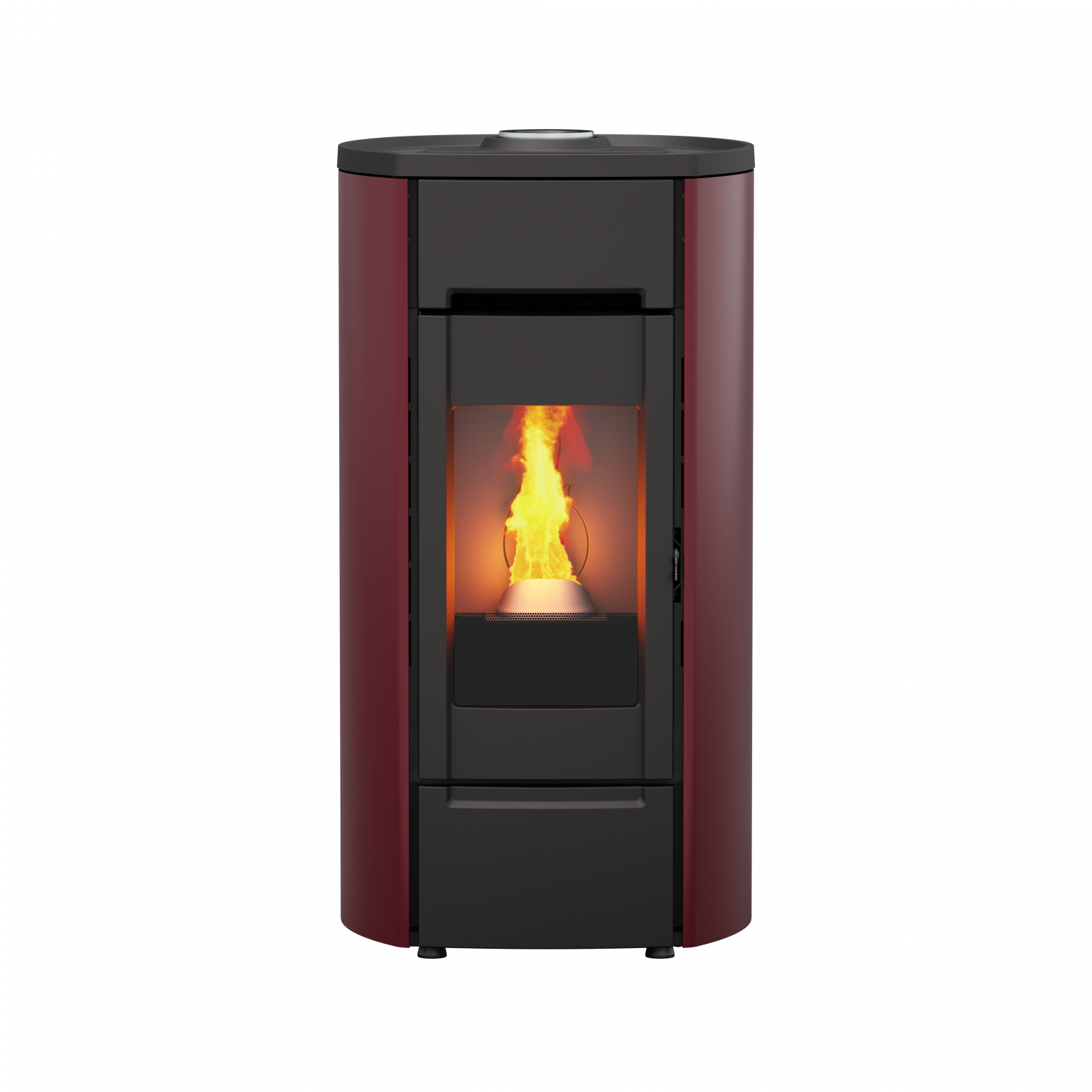 Poêle à granulés étanche Cast Round 8kW – Image 6