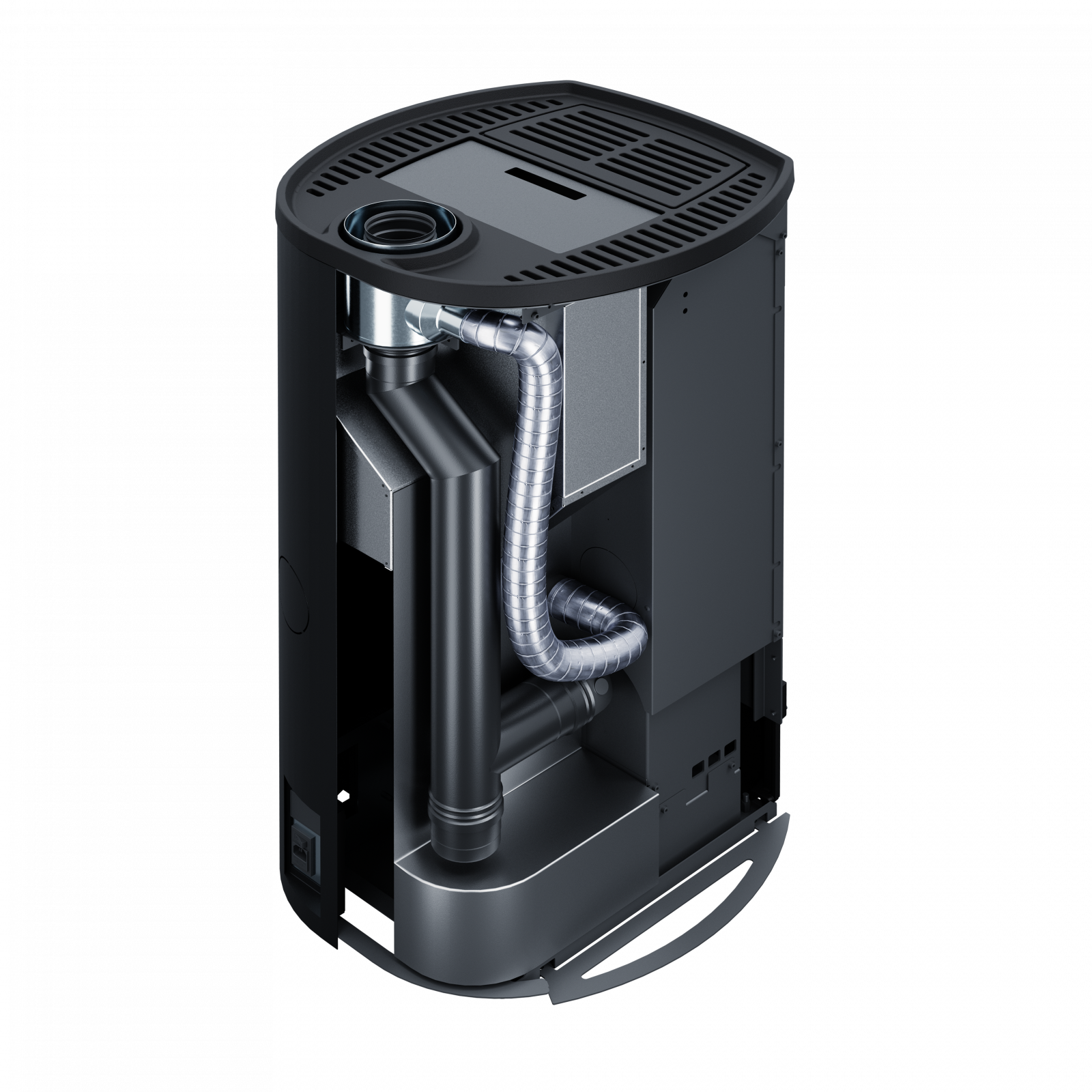 Poêle à granulés étanche Cast Round 8kW – Image 2