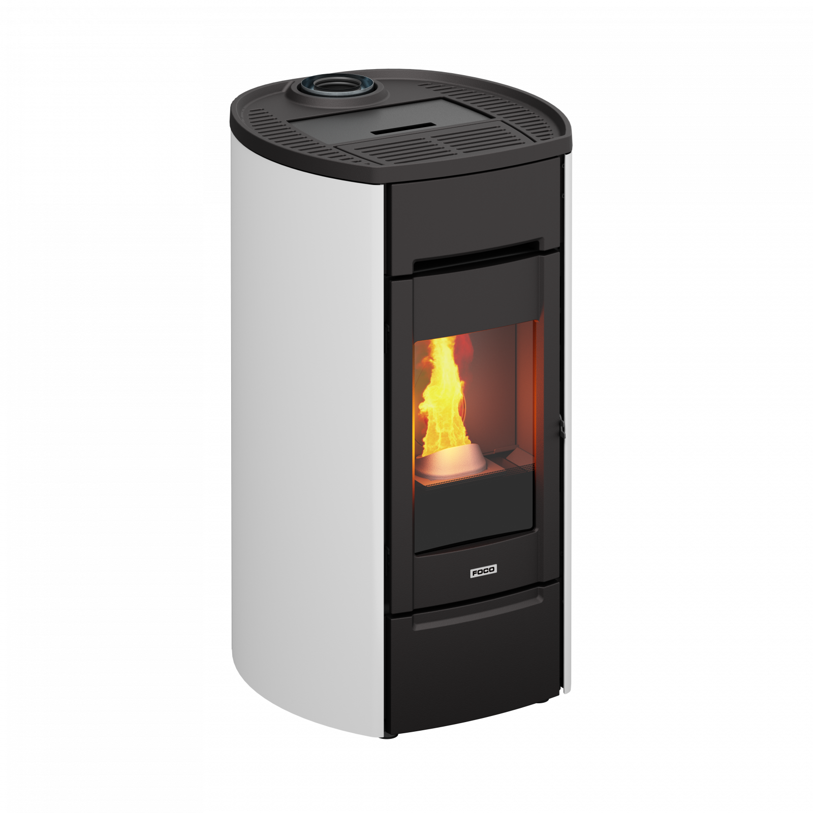 Poêle à granulés étanche Cast Round 8kW – Image 4