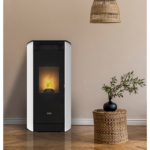Poêle à granulés étanche canalisable (sortie dessus concentrique) - MEO - 9KW (Copie)