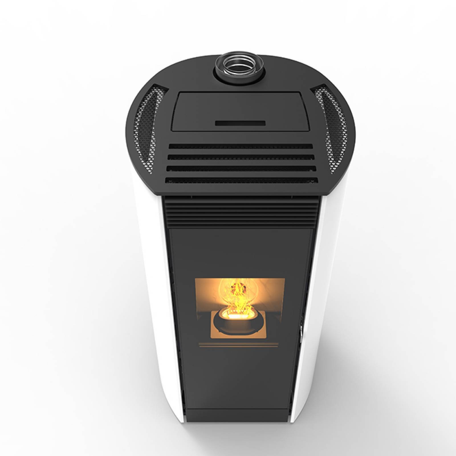 Poêle à granulés étanche canalisable (sortie dessus concentrique) - MEO - 9KW (Copie) – Image 3