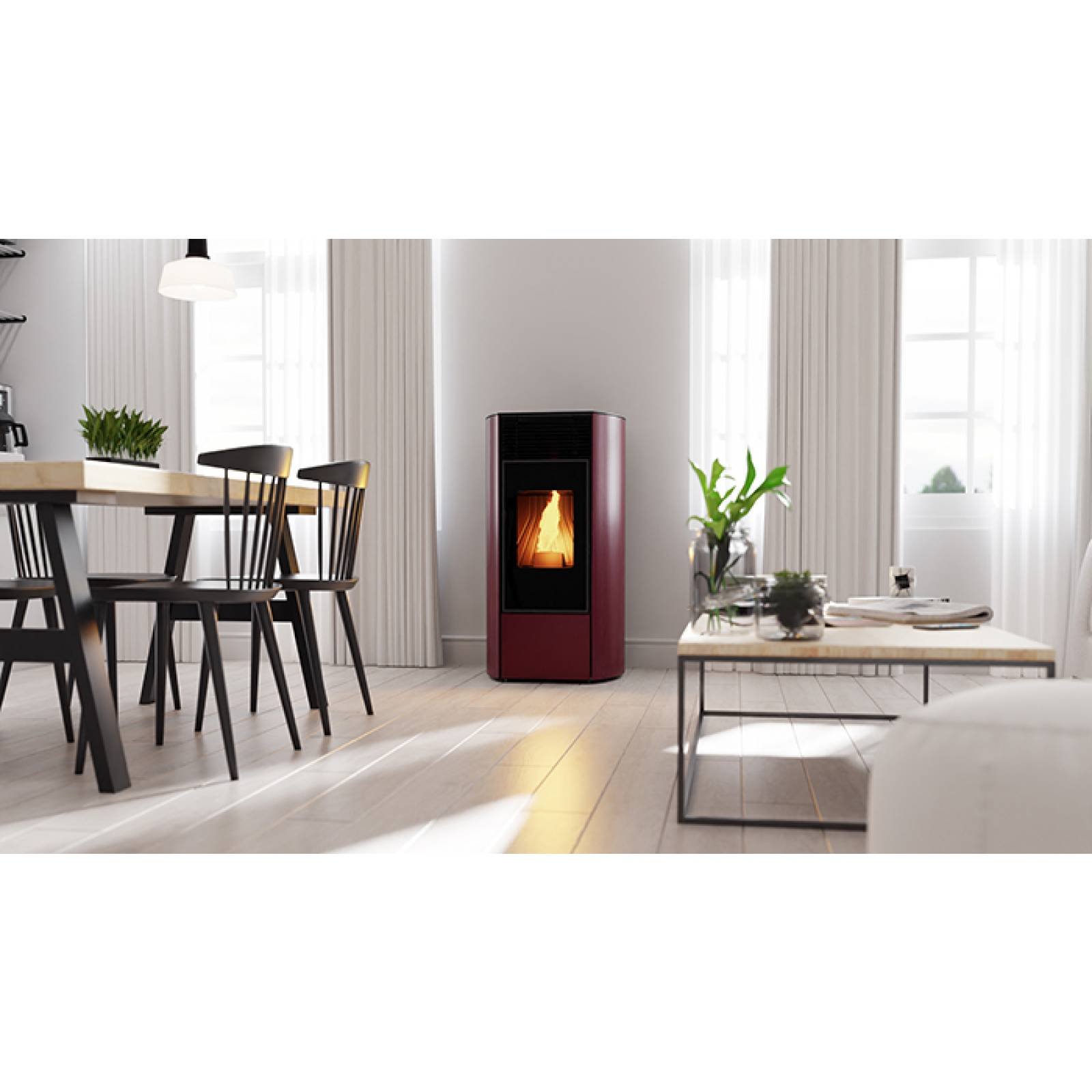 Poêle à granulés étanche Sfera 8kW – Image 2