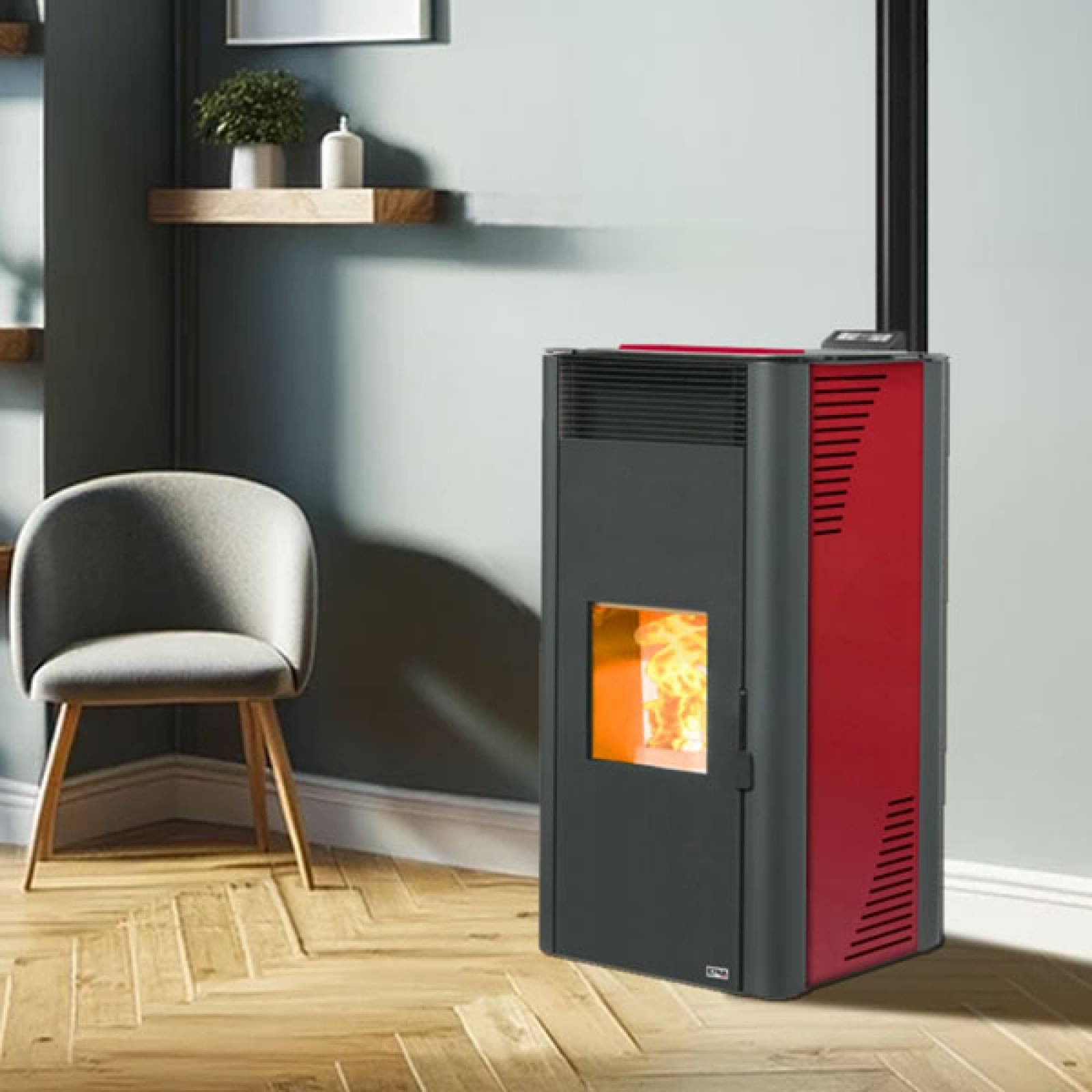 Poêle à granulés Hydro Sagone 27kW – Image 7