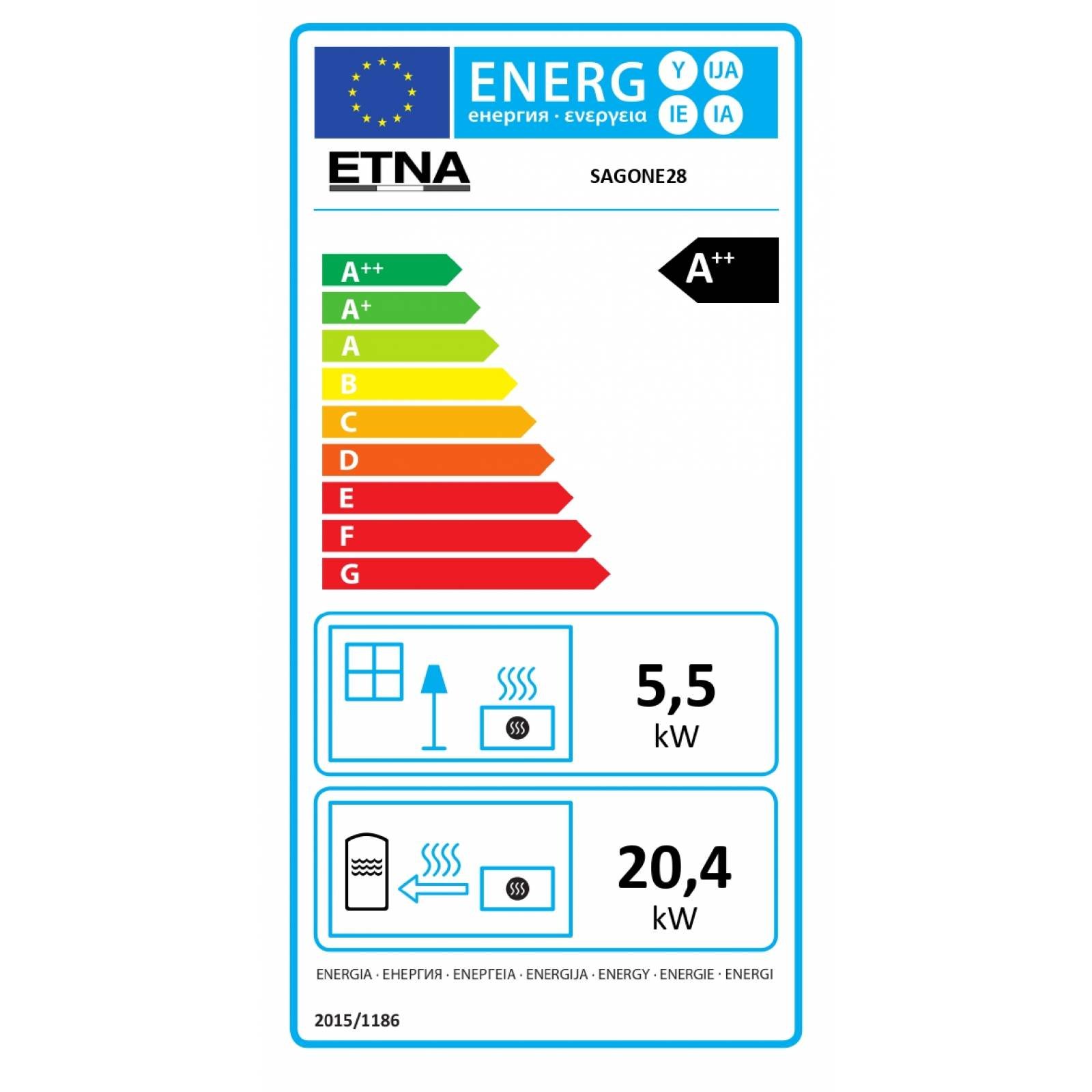 Poêle à granulés Hydro Sagone 27kW – Image 2