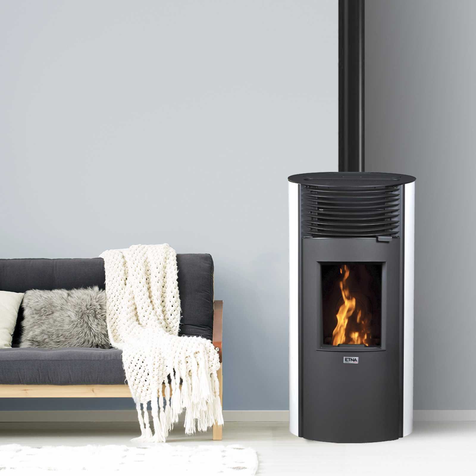 Poêle à granulés Silencieux étanche Roméo 8kW (blanc) – Image 9