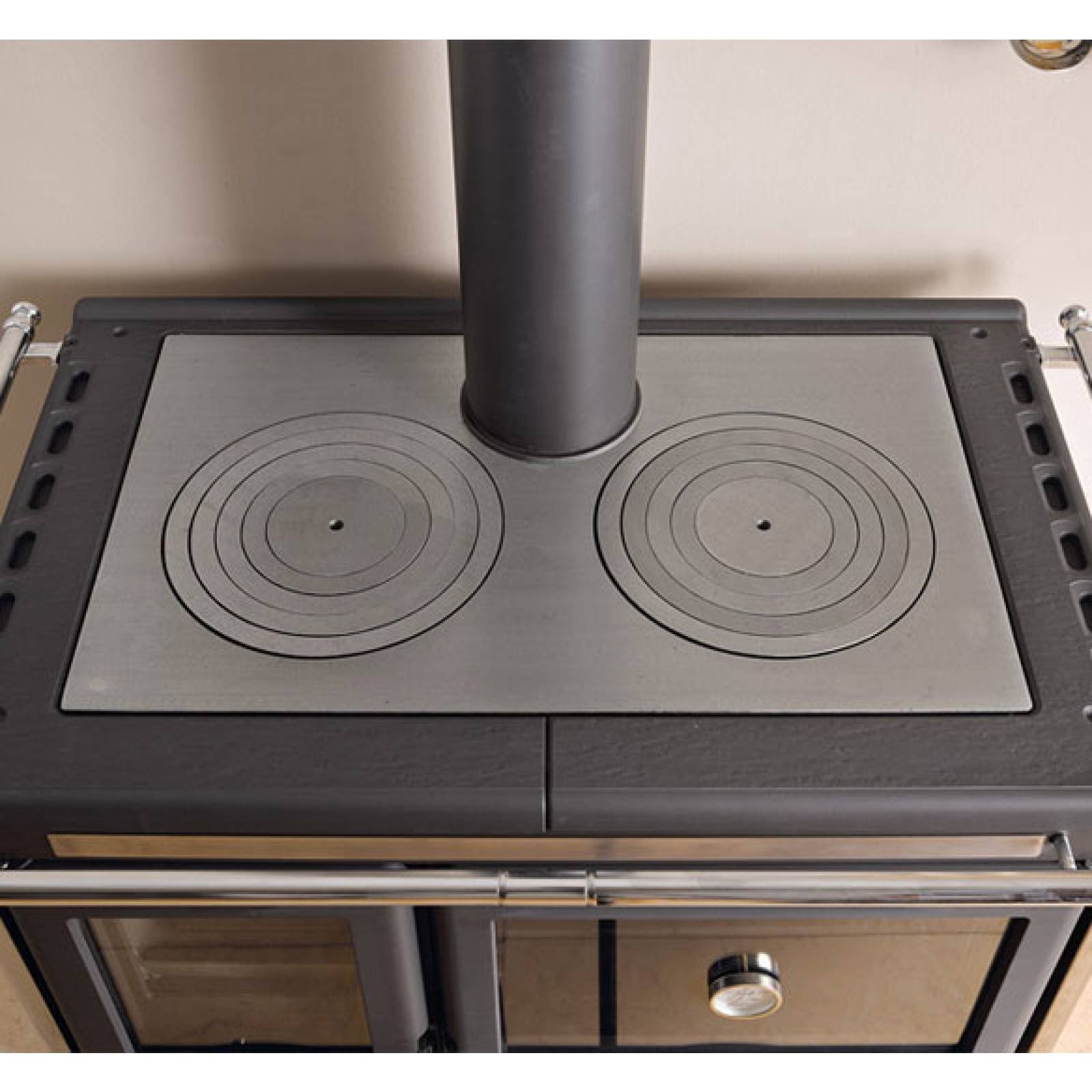 Cuisinière à Bois Rosa XXL 5.0 Noir Anthracite 10kW – Image 5