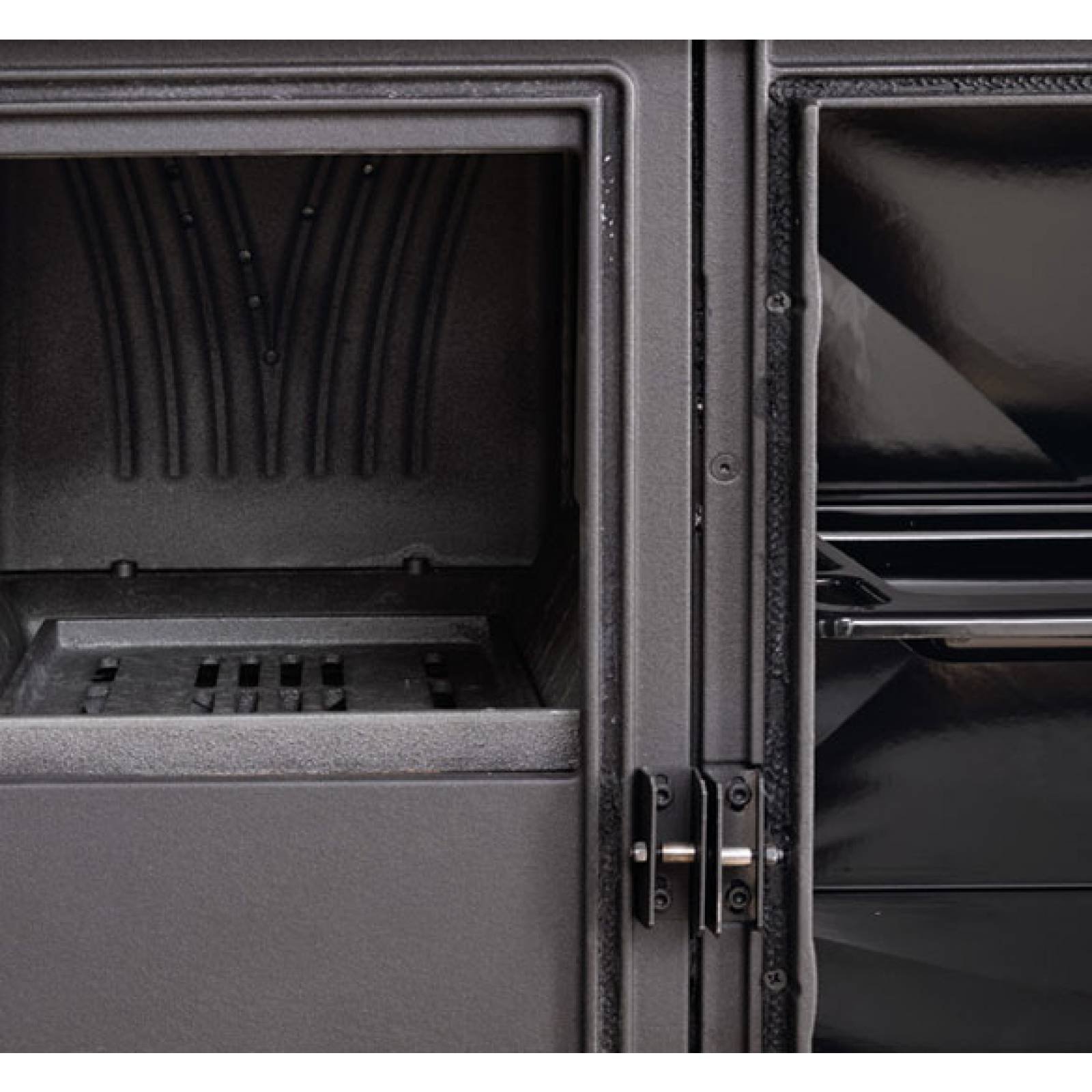 Cuisinière à Bois Rosa XXL 5.0 Noir Anthracite 10kW – Image 2