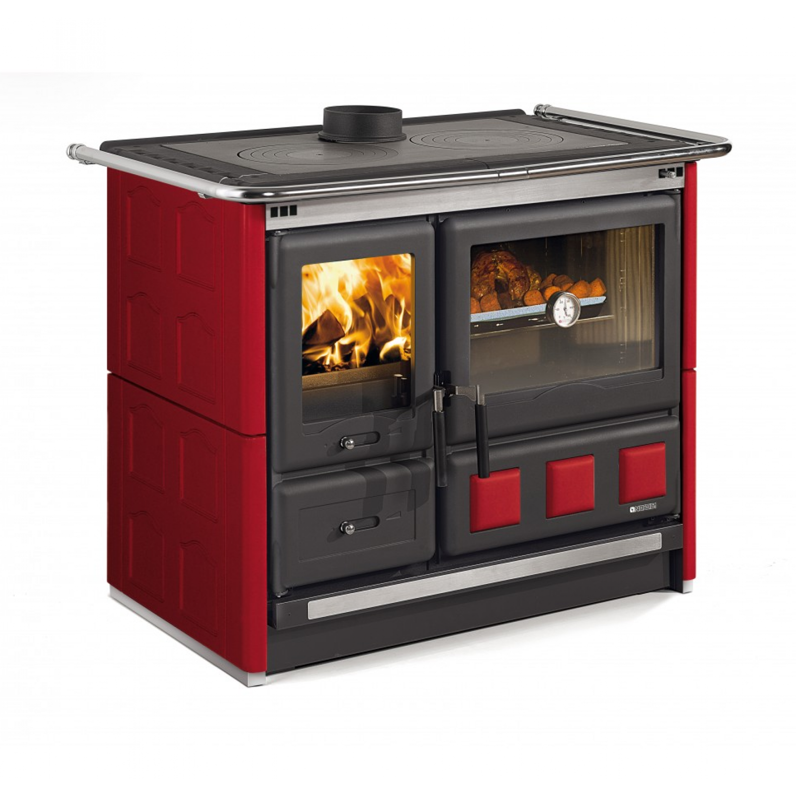 Cuisinière à bois Rosa XXL 5.0- Maiolica 11kW – Image 3