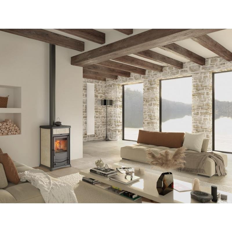 Thermo poêle à bois raccordable - LA NORDICA TermoRossella Plus Evo DSA 4.0 11.1 kW – Image 3