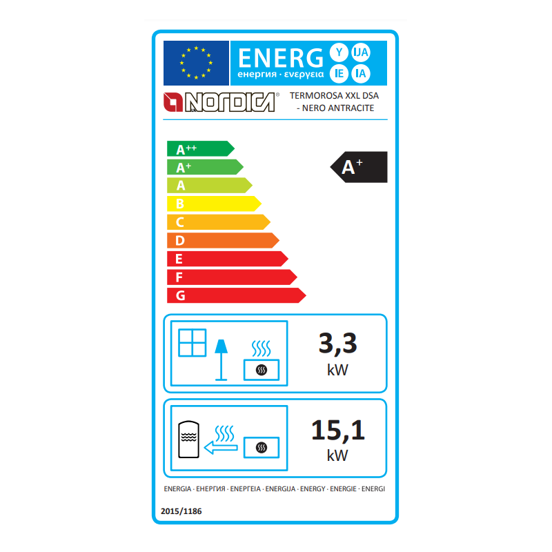 Cuisinière à Bois Bouilleur Termorosa XXL DSA - 18,4 Kw – Image 3
