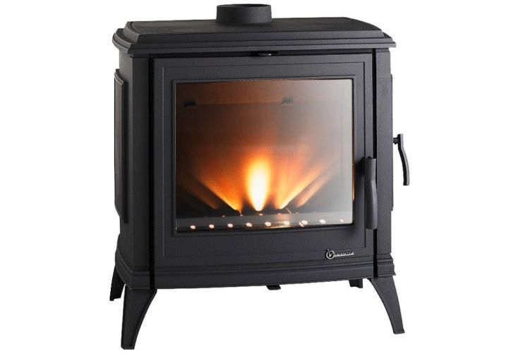 Poêle à bois en fonte double combustion Sedan L 12 kW - Invicta – Image 2
